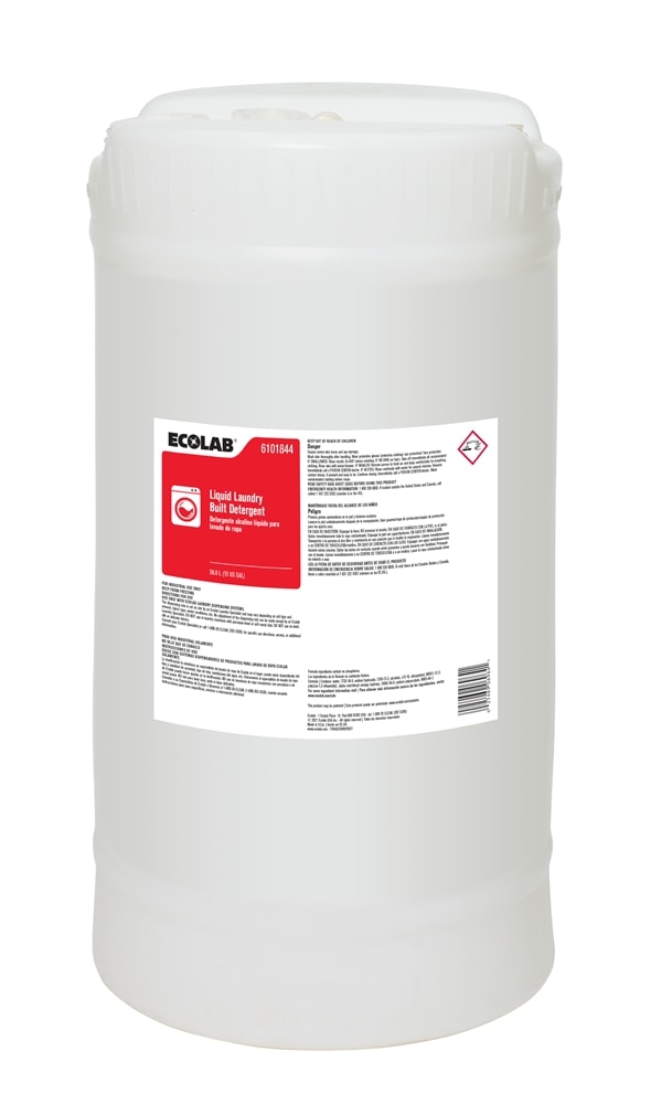 GuestSupply US | Ecolab® Liquid Laundry Built Detergent, 15 Gallon